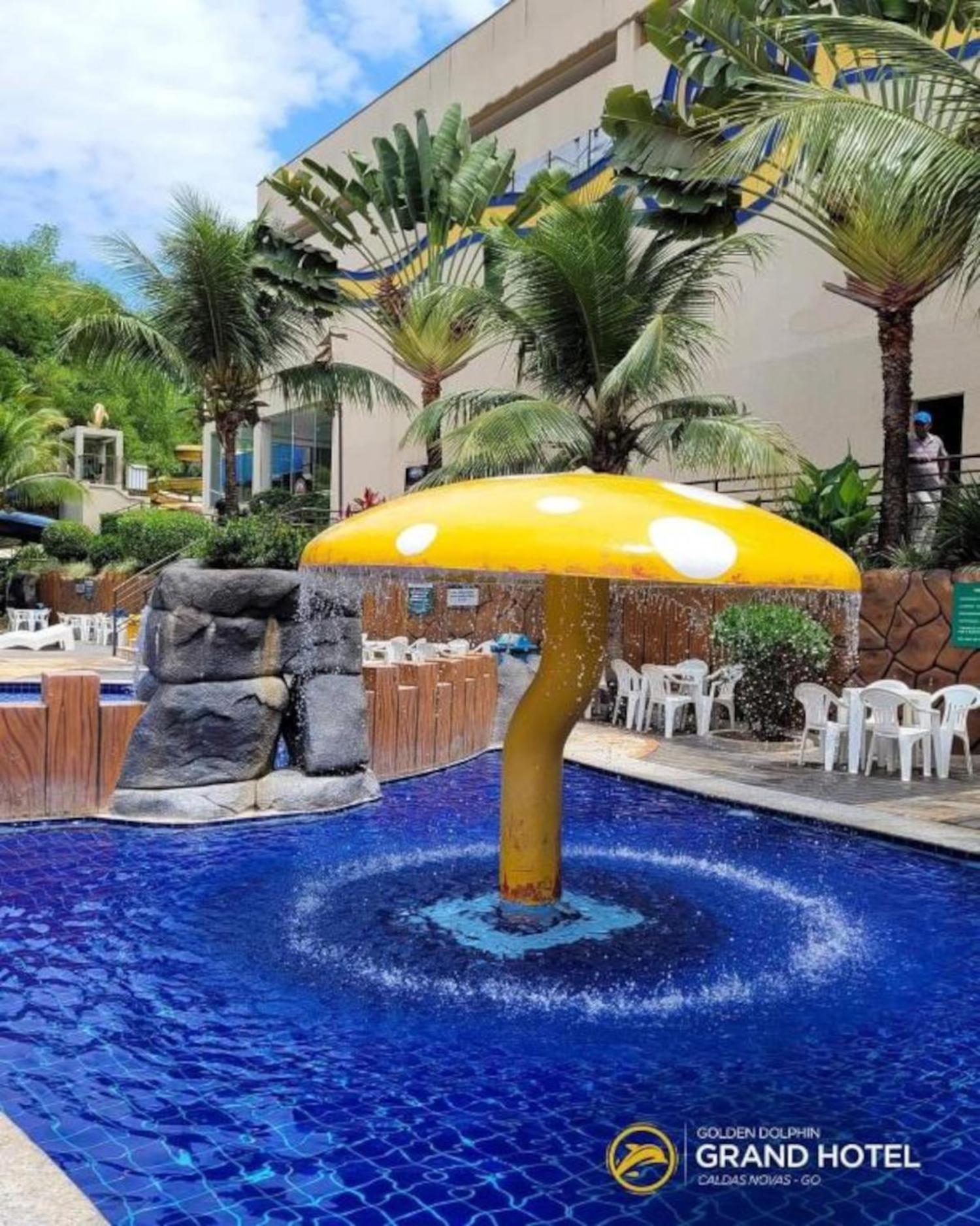 Caldas Novas, Golden Dolphin Grand Hotel, Quarto Sala Cozinha Aconchegante, Ap 361 Eksteriør billede
