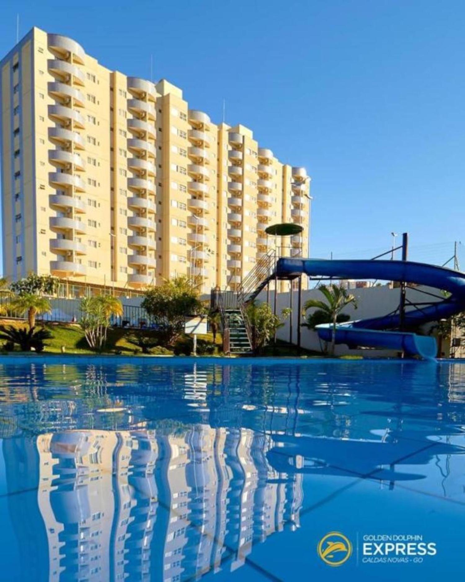 Caldas Novas, Golden Dolphin Grand Hotel, Quarto Sala Cozinha Aconchegante, Ap 361 Eksteriør billede